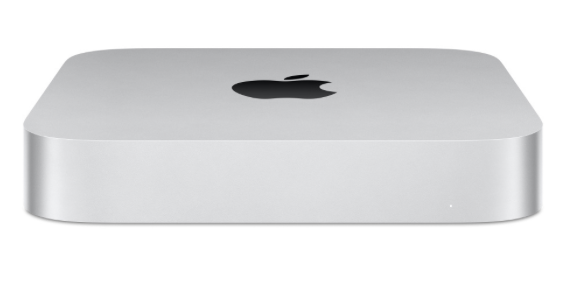 Mac mini: Apple M2 chip with 8-core CPU and 10-core GPU