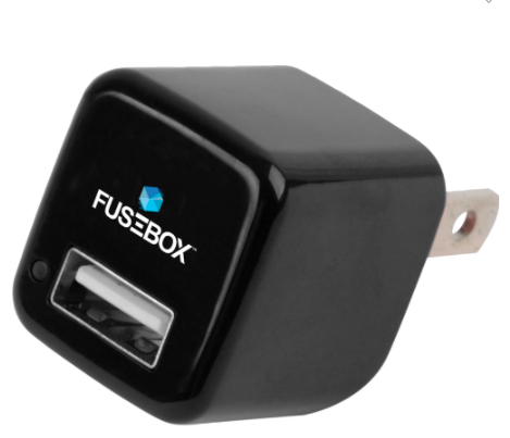 FUSEBOX Mini USB Wall Charger, 1 Amp, Single Port