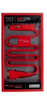 TYLT RIBBN Lightning Car Charger Red