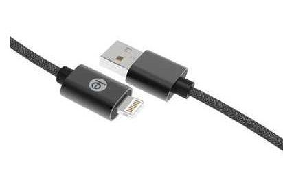 iessentials 10ft Micro-USB Braided Cable-Black