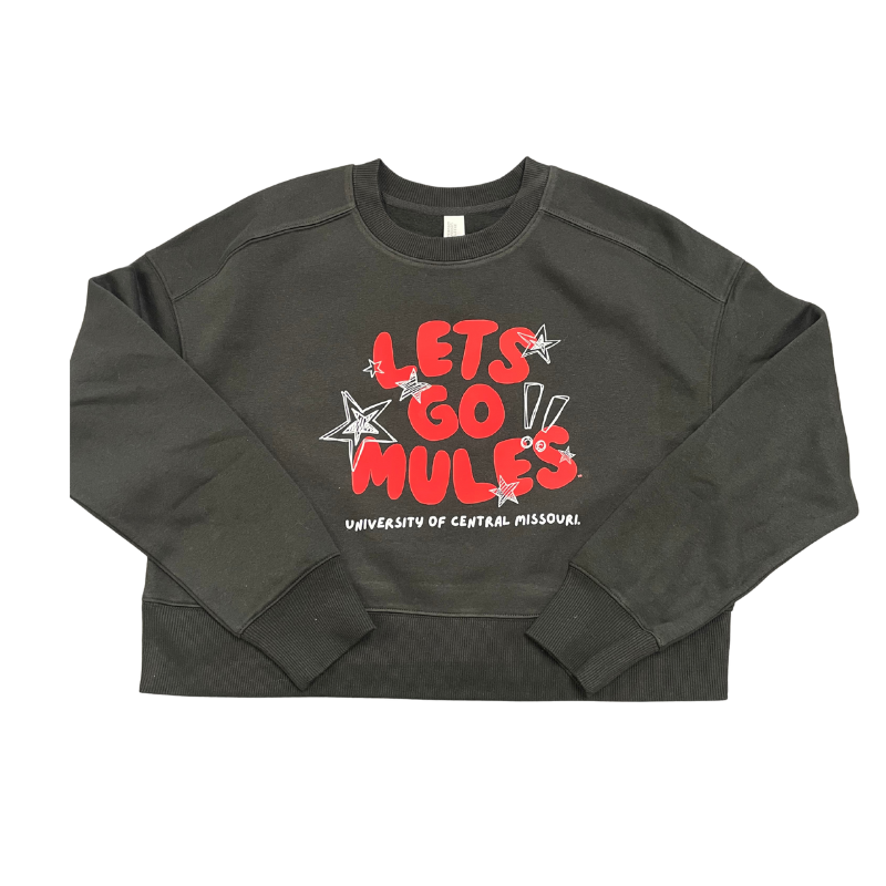 Let's Go Mules Cropped Crewneck