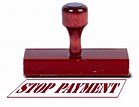Stop Payment Fee