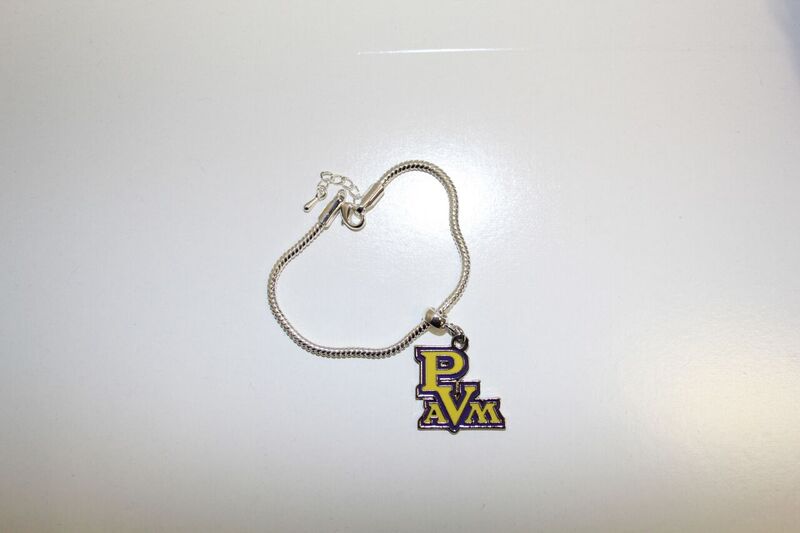 PVAMU Silver Charm Bracelet