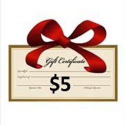 $5 Gift Certificates