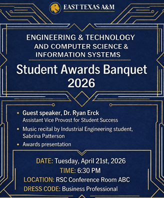 (Guest) Engineering & Technology and Computer Science & Information Systems Student Awards Banquet