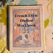 French Diction book $35.00