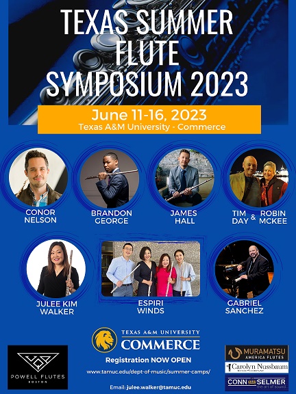 2023 Flute Symposium Participant - Tuition $295