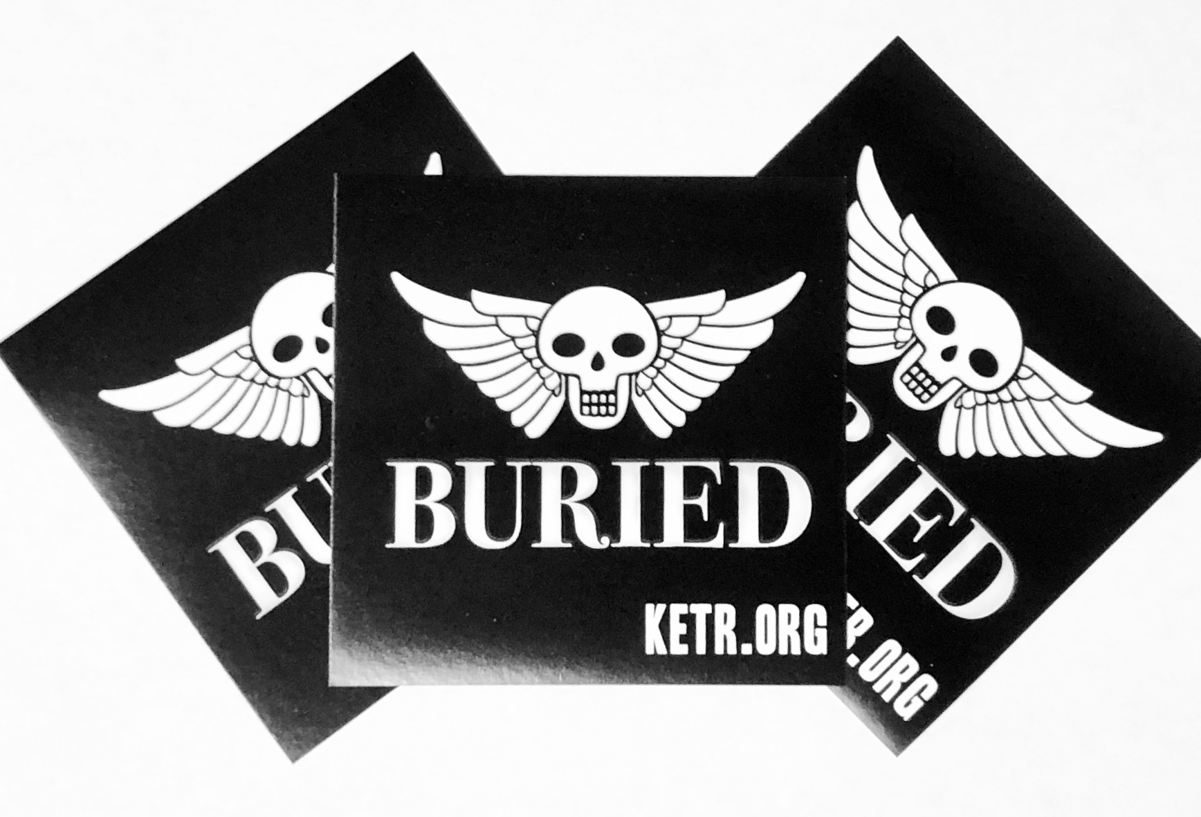 "Buried" Sticker