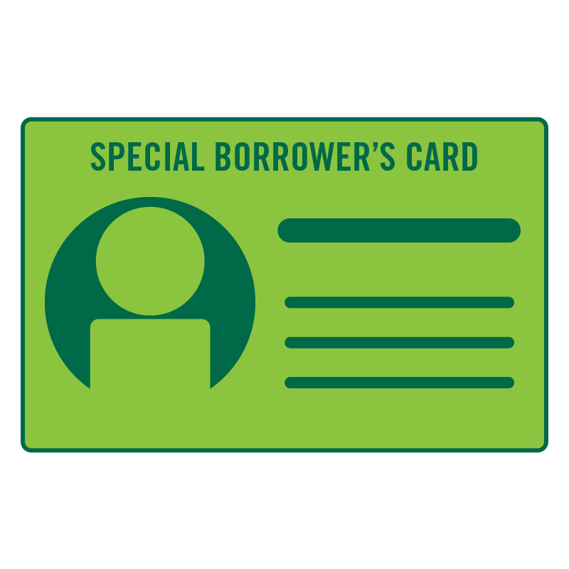 Special Borrower's Card