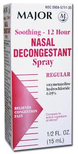 Nasal Decongestant Spray 12 Hour