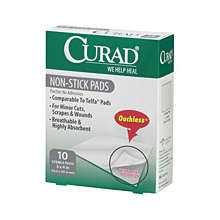 Non-Stick Pads - 10 Sterile 3in x 4in  Pads