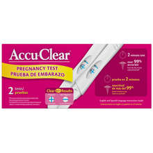 Accu-Clear Pregnancy Test - 2 tests