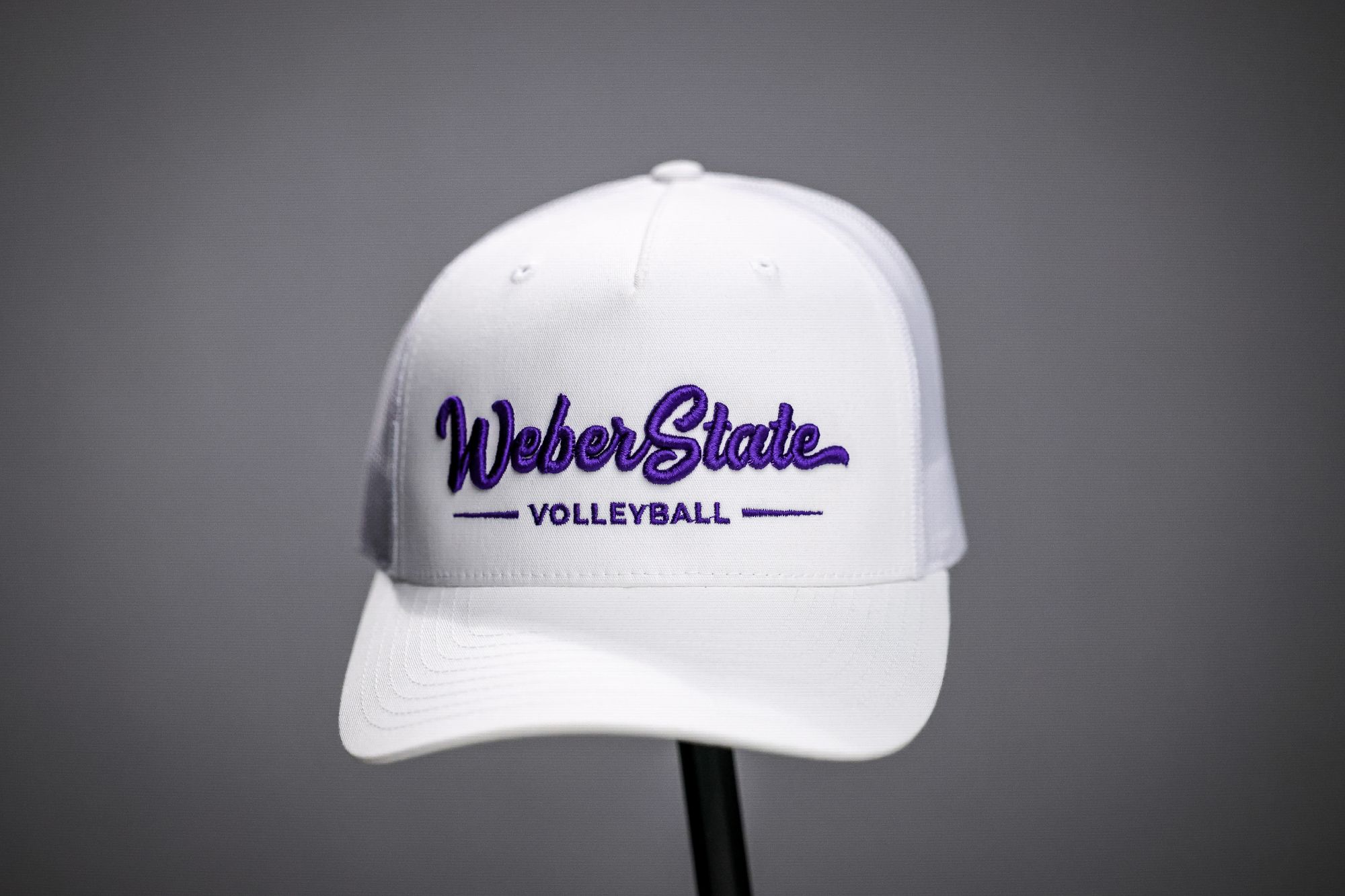 Weber State Volleyball WHITE Snapback