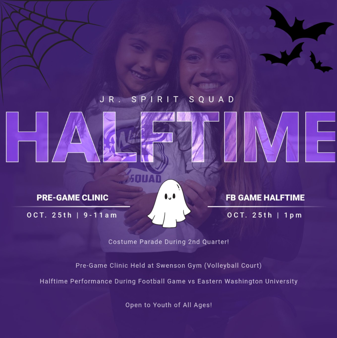 Junior Wildcat Spirit Squad Halftime Clinics and Performances