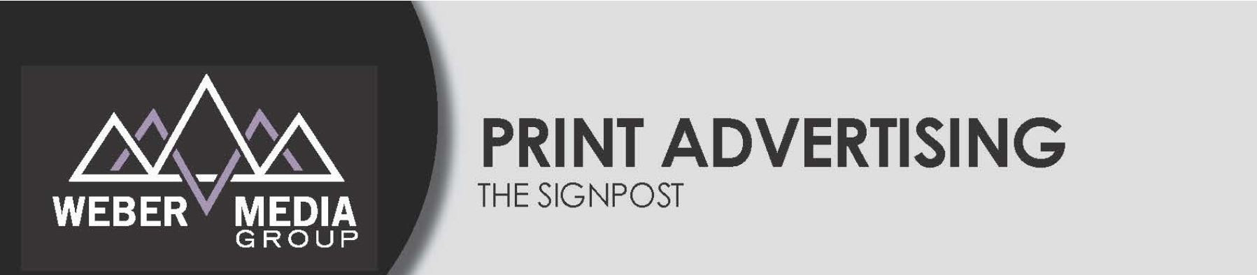 Signpost Print Advertising Header