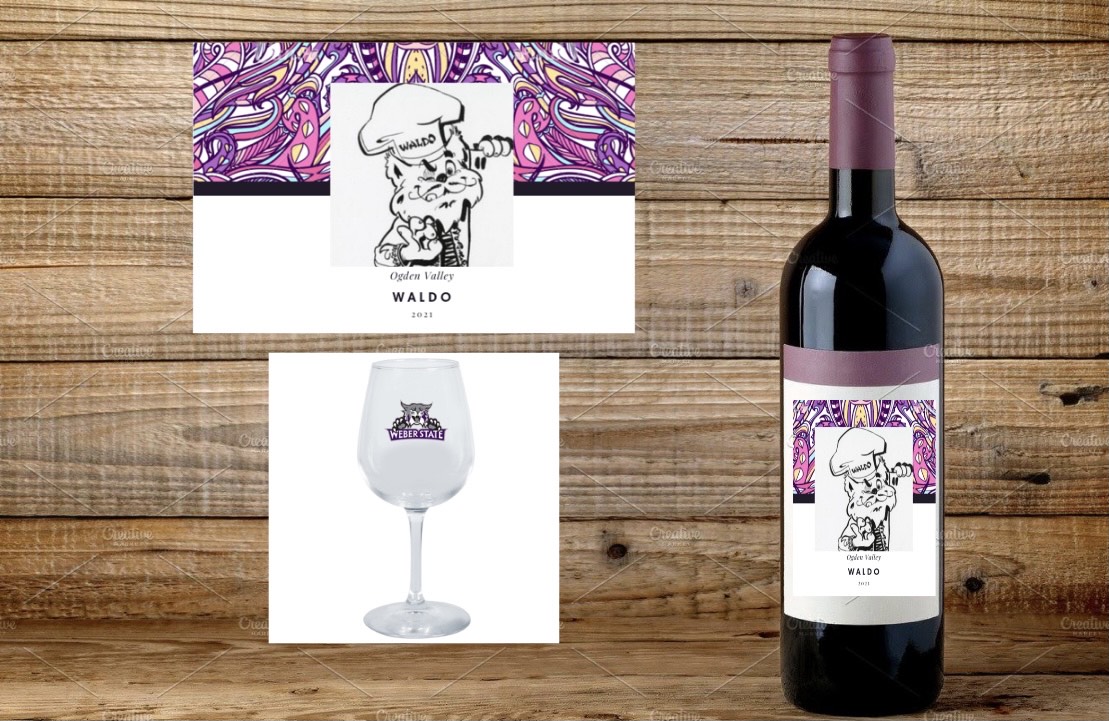 Sparkling Grape Juice Bottle