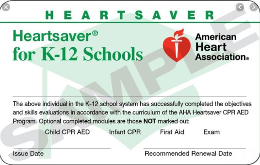 Heartsaver for K-12 Schools