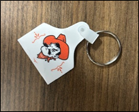 #1. Pistol Pete Key Tag