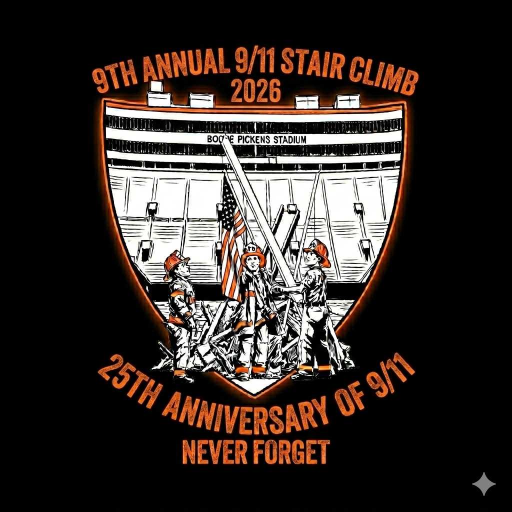 2026 911 Stairclimb Tshirt - limited sizes        local pickup only
