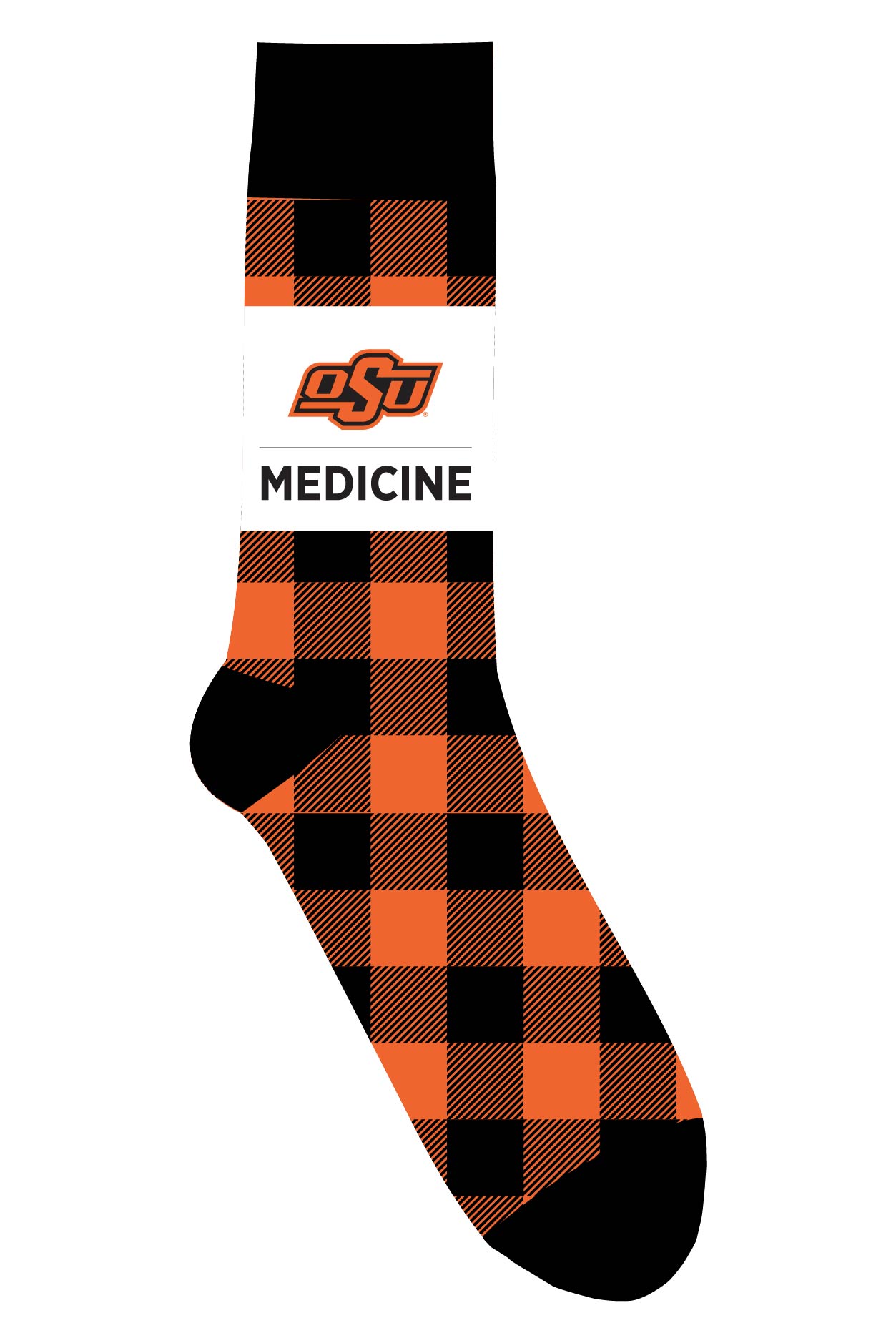JACQUARD SOCKS- OSU MEDICINE