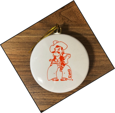 #8. AGECON Dept. Ornament - Flat, Shatterproof