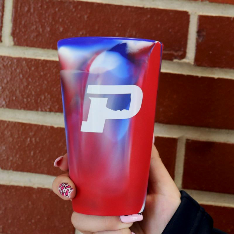 Silicone "P" Red, White, Blue