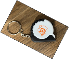 #13. Mini Grip Tape Measure and Key Ring