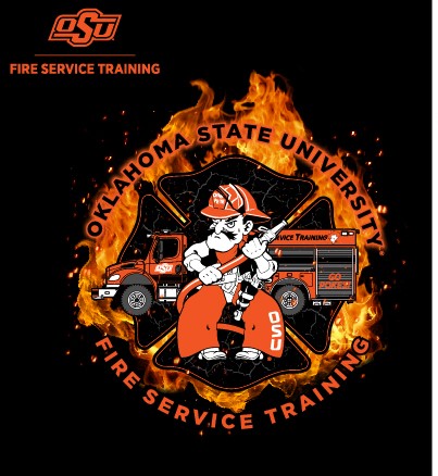 Short Sleeve Fire Truck TShirt - Black