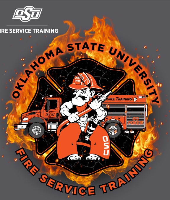 Long Sleeve Fire Truck Tee - Gray