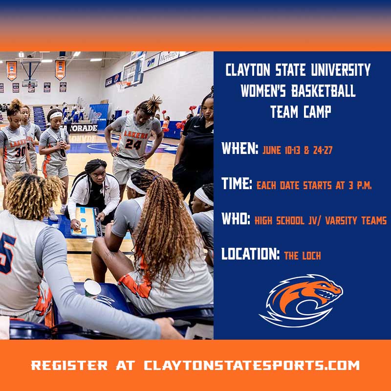 Clayton State Women's Basketball Team Camp