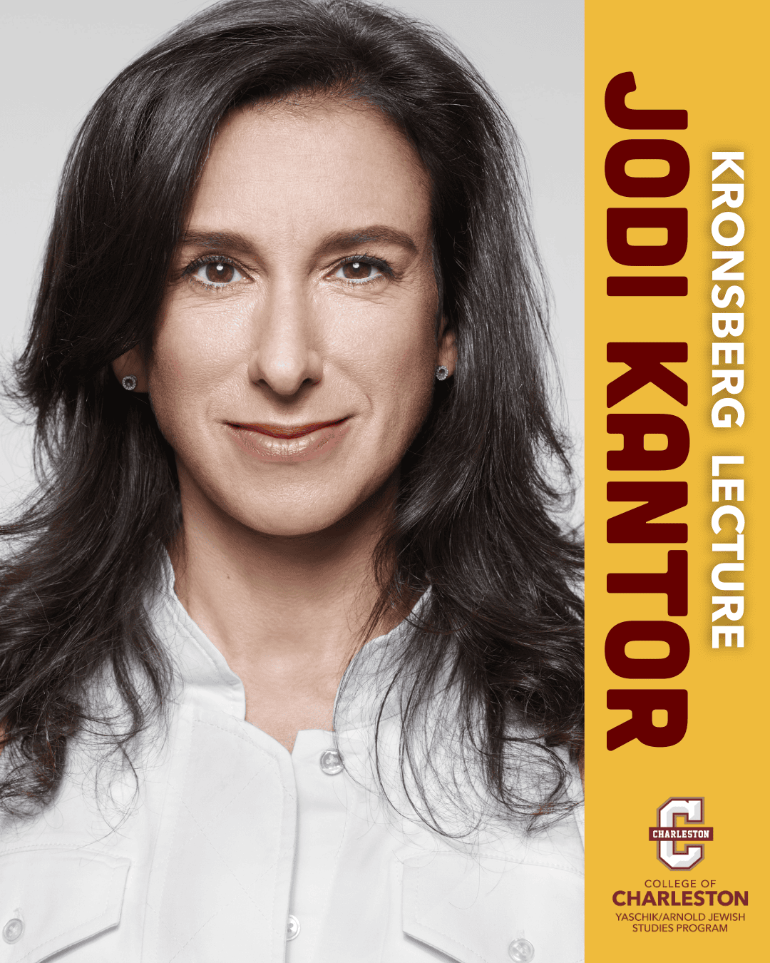 The Milton and Freddie Kronsberg Memorial Lecture Series, Featuring Jodi Kantor