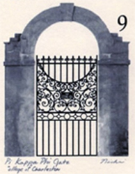 kat Kalksteen werk Pi Kappa Phi Gate & Arch Print