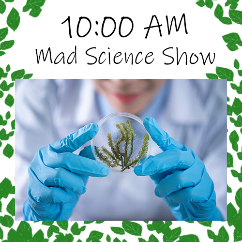Thursday, April 6th: 10:00am Mad Science Show