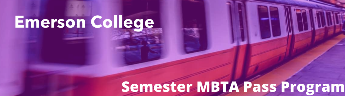 Image of MBTA Subway; Emerson College Semester MBTA Pass Program