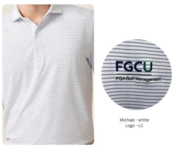 Johnnie-O Men's Performance Jersey Polo - Michael Stripe