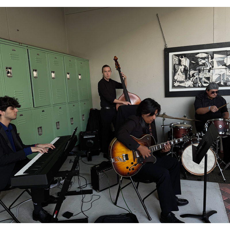 February 3, 2026 @ 6:30 p.m. Jazz Combo new compositions in Wasmer Art Gallery