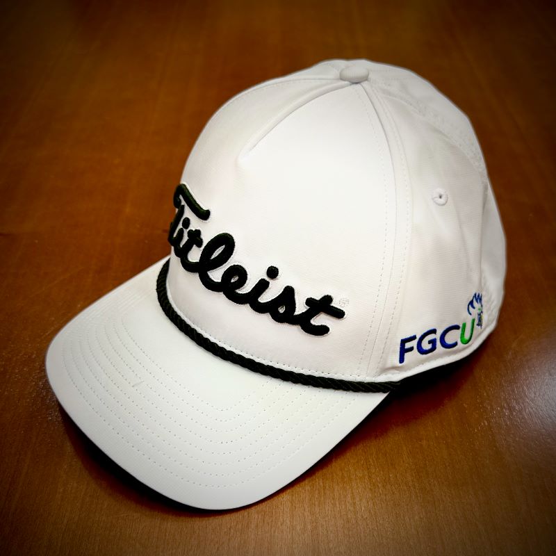Titleist Tour Rope Hat Whi/Blk