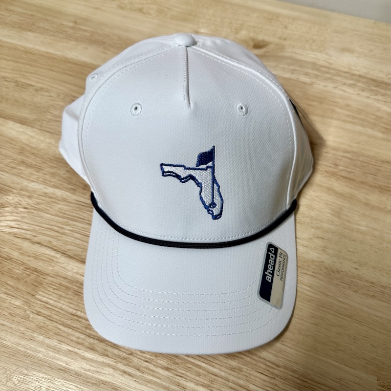 AHEAD FL Rope Hat - White