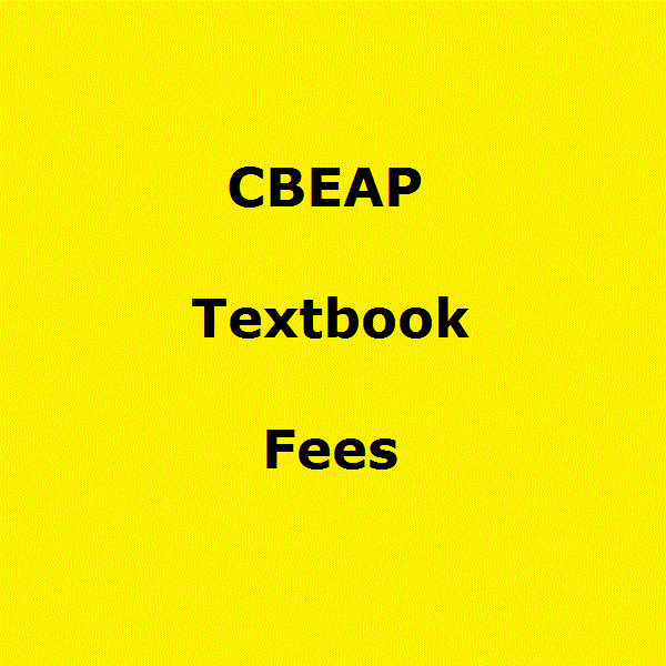 CBEAP Textbook Fees OLD