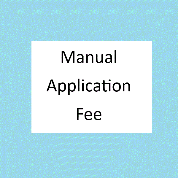 Manual Application Fee