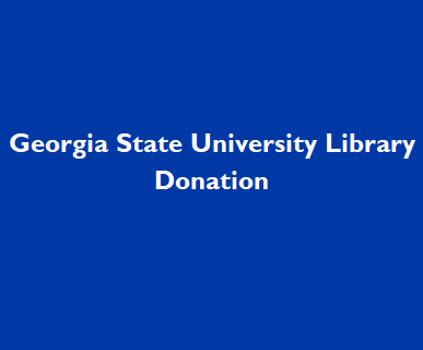 Donation to Georgia State University Library