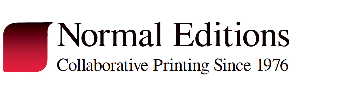 logo for Normal Editions Workshop, collaborative printing since 1976