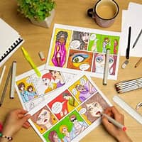 The Art of Comic, Manga, and Graphic Novel Creation: June 8-12, 8:30 am-12:30 pm