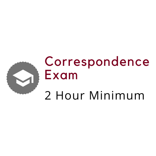 Correspondence Exam