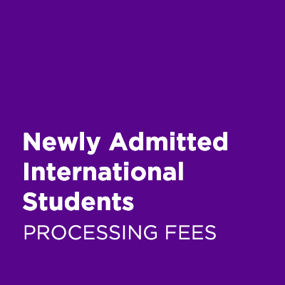 Newly Admitted Students Processing Fee