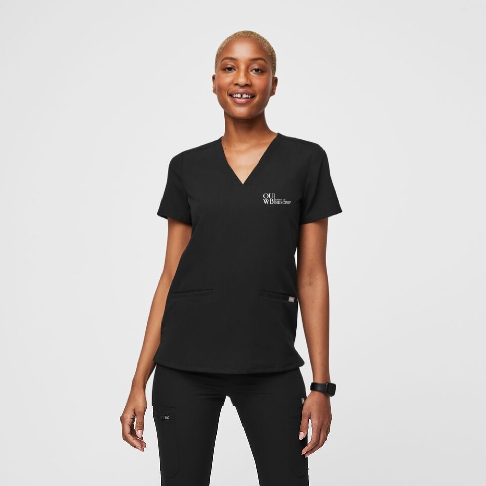 Women's Fig Scrub Top