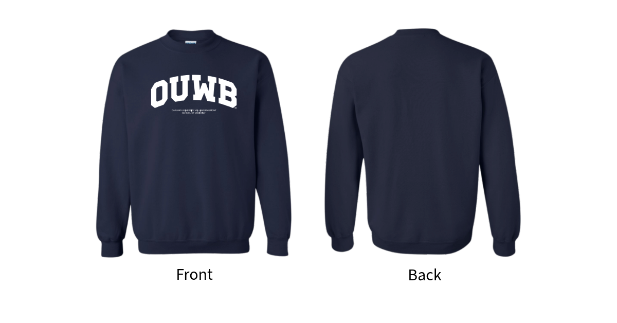 Navy Blue Crewneck Sweatshirt