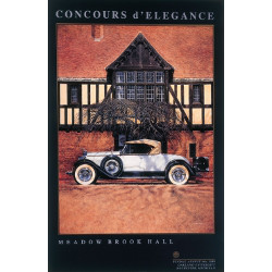 Signed MBH Concours Vintage Poster 1989
