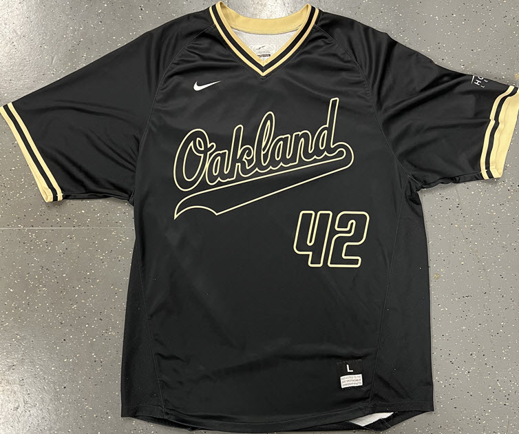 OU Baseball Jersey - Vintage Black
