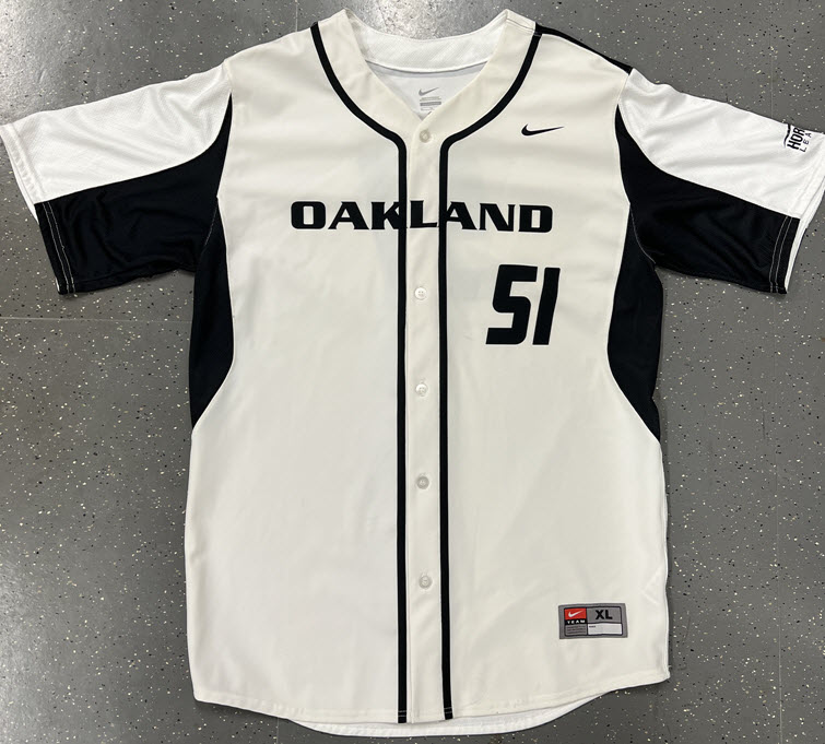 OU Baseball Jersey - Vintage White